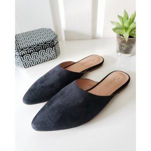 Madewell suede mules